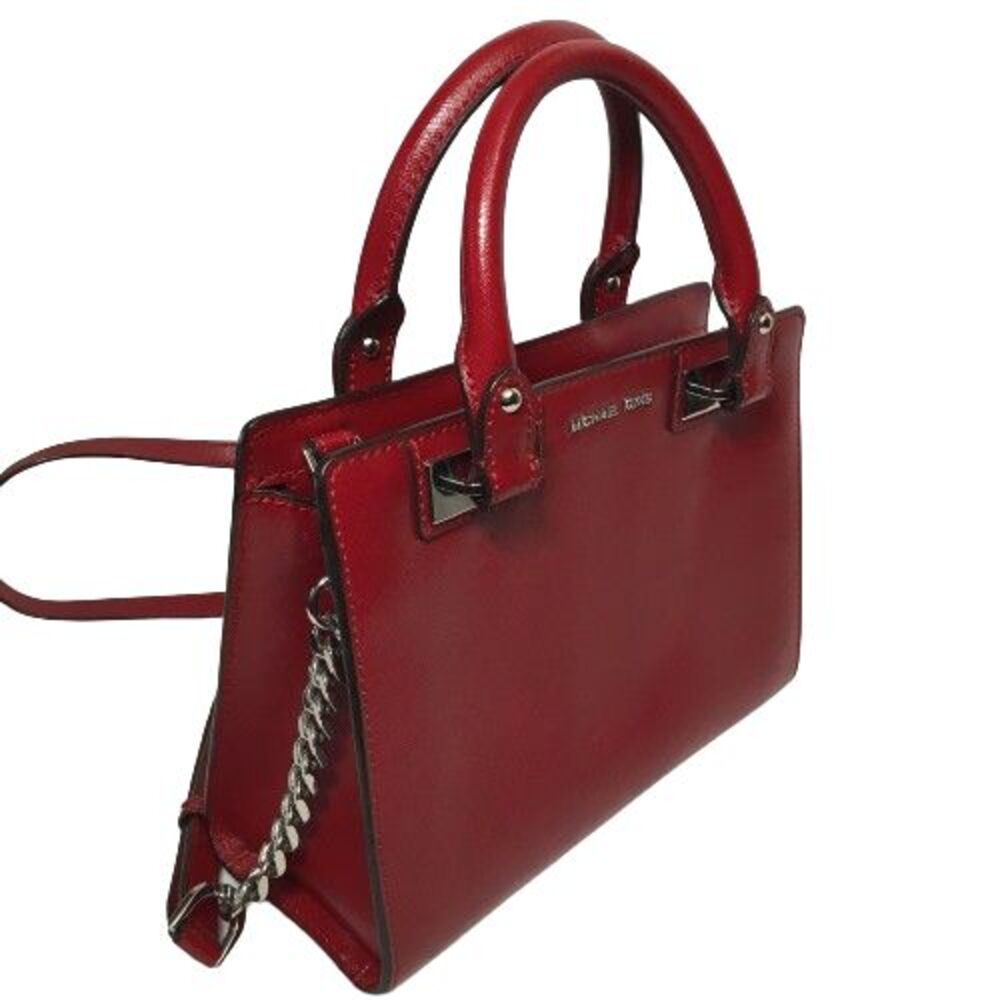 Michael Kors Quinn Saffiano Leather Small Satchel Messenger Crossbody Bag $298 - Picture 2 of 16